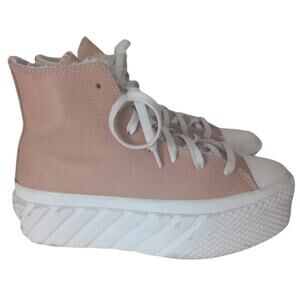 Pink Converse Chuck Taylor All Star 2X‎ Platform High Top Sneaker Women 6.5 Y2K